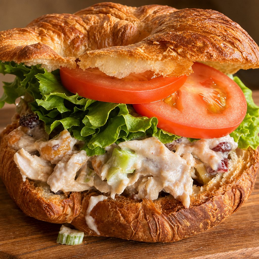 Cashew Chicken Salad Croissant.